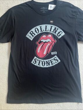 NEW Rolling Stones Black Tee